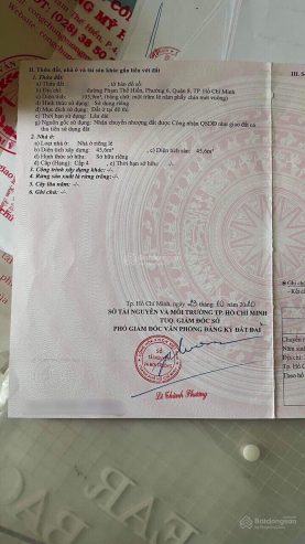 Nhà Phạm Thế Hiển P6 Q8. Hẻm 1/DT: 6,2*17,5m. SHR. Cấp 4, 3PN, không QH. Giá: 4,6tỷ.