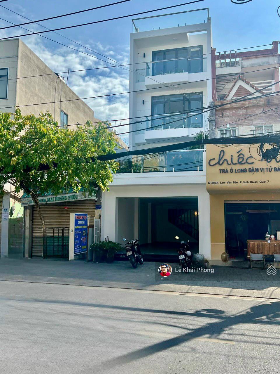 Bán nhà 3 tầng, DT 5x24m = 114m2, mặt tiền Lâm Văn Bền, Quận 7