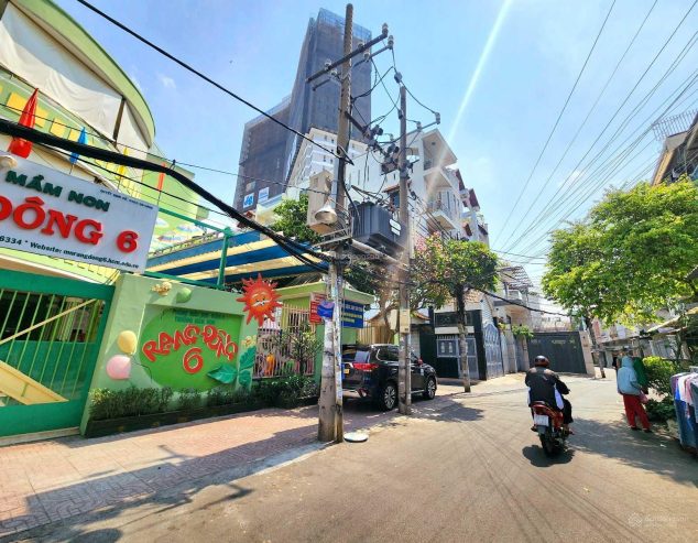 Khu nội bộ ngay VX Cây Gõ, Q6. DTS 780m2, hầm 5 tầng, ngang 5m nở 15m. Giá 100 triệu/m2