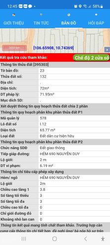 Chính chủ bán gấp nhà C4, DTĐ 72m2, DTSD 104m2, đang ngăn 10 phòng trọ cho thuê, ngay trung tâm Q8