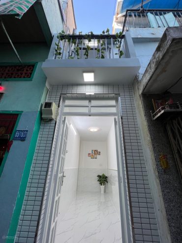 Nhà mới 1 lầu nở hậu 26m – 2 PN – giá 2 tỷ 2