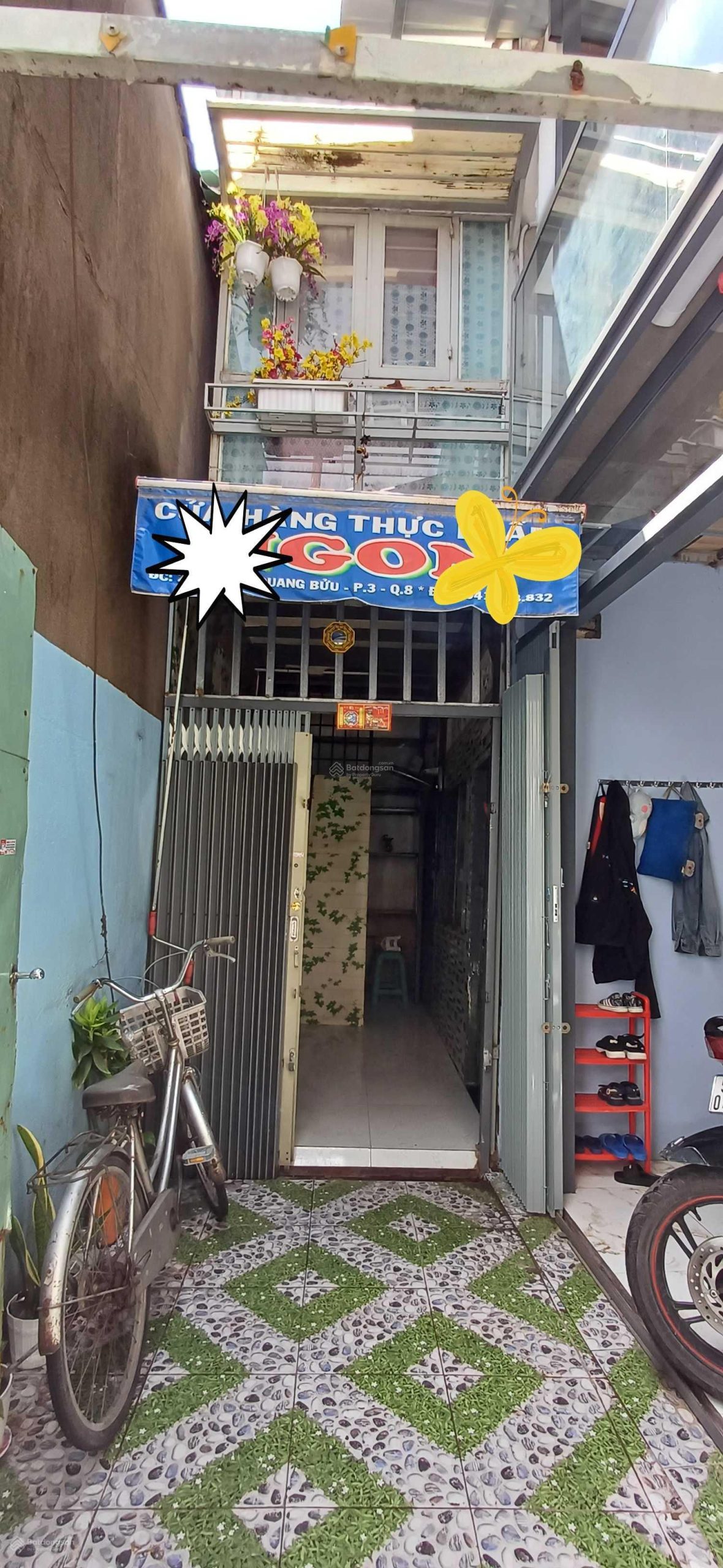 Bán nhà riêng kê khai 99, ngang 4m dài 6m, gác suốt, 2 phòng ngủ, 1 toilet