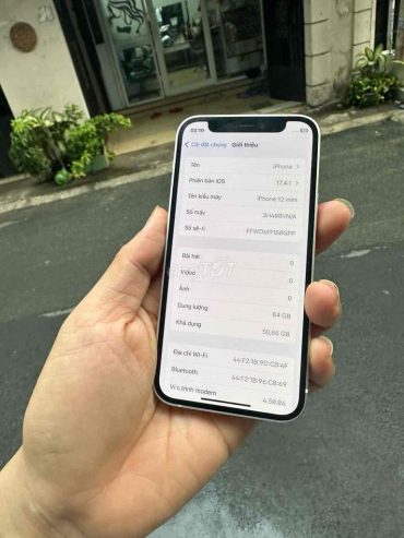 iphone 12 mini trắng 99% vn