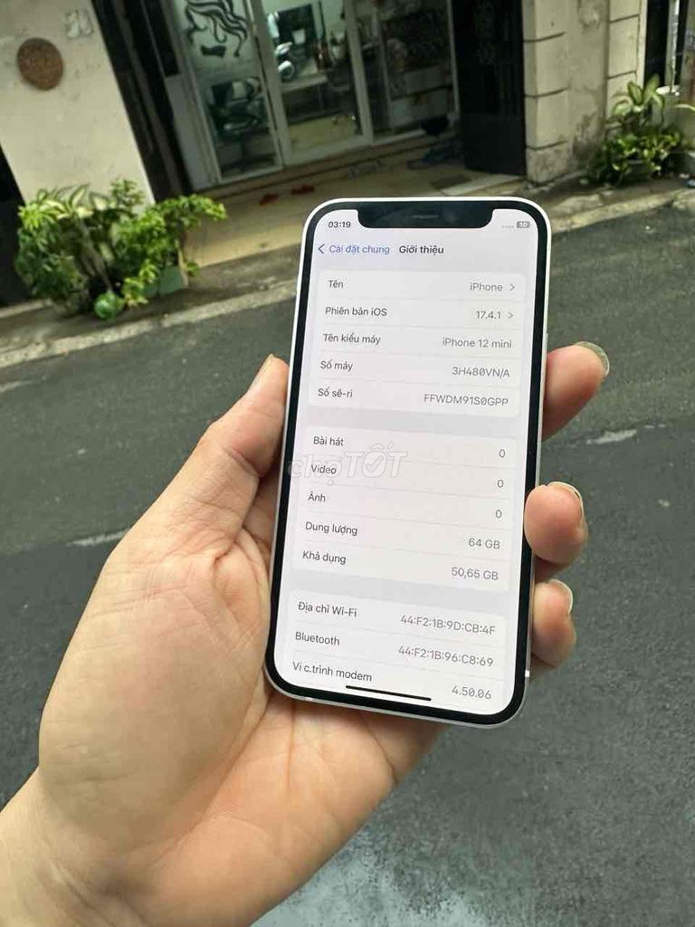 iphone 12 mini trắng 99% vn