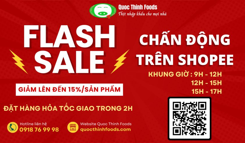 [💥💥💥HOT HOT HOT ] – QUOC THINH FOODS “FLASH SALE” CHẤN ĐỘNG TRÊN SHOPEE