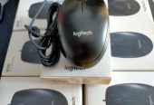 Chuột máy tính Logitech B100 có dây chính hãng