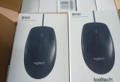 Chuột máy tính Logitech B100 có dây chính hãng