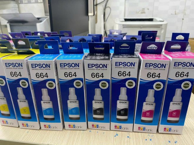 Mực in epson T664 chính hãng dùng máy in Epson L1300/ L360/ L385/ L310 giá tốt